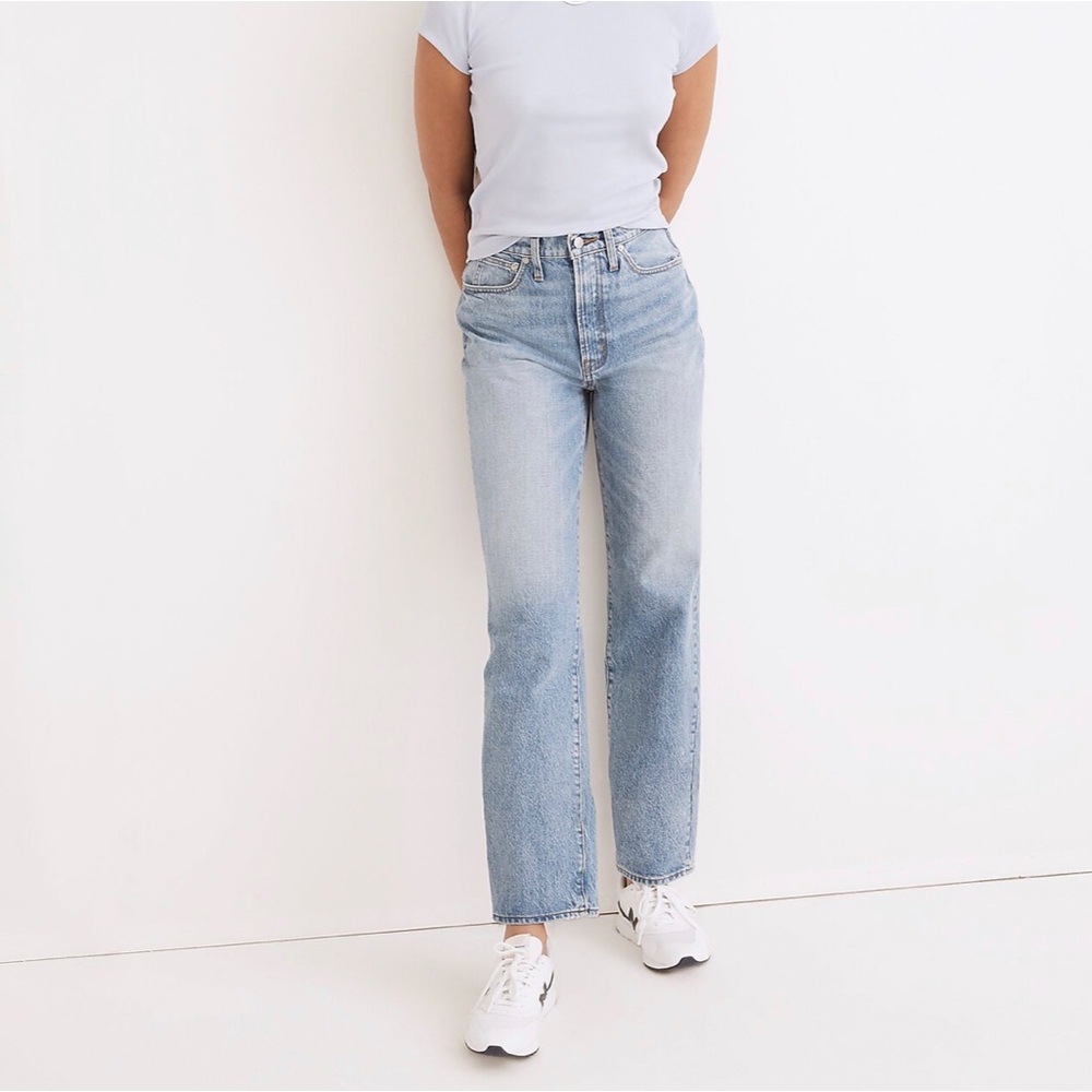 Madewell Light Blue Straight Leg Jeans
